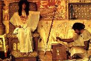 Sir Lawrence Alma-Tadema,OM.RA,RWS Joseph Overseer of the Pharoahs Granaries, by Sir Lawrence Alma-Tadema, oil on canvas oil painting